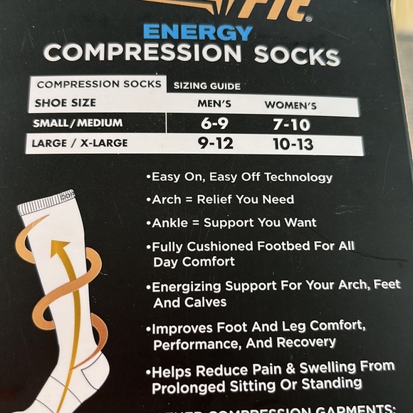 Copper Fit Compression Socks L/XL NIB - Picture 4 of 4